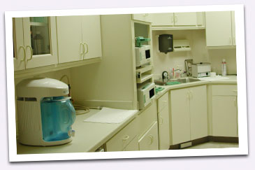 View of our sterilization area
